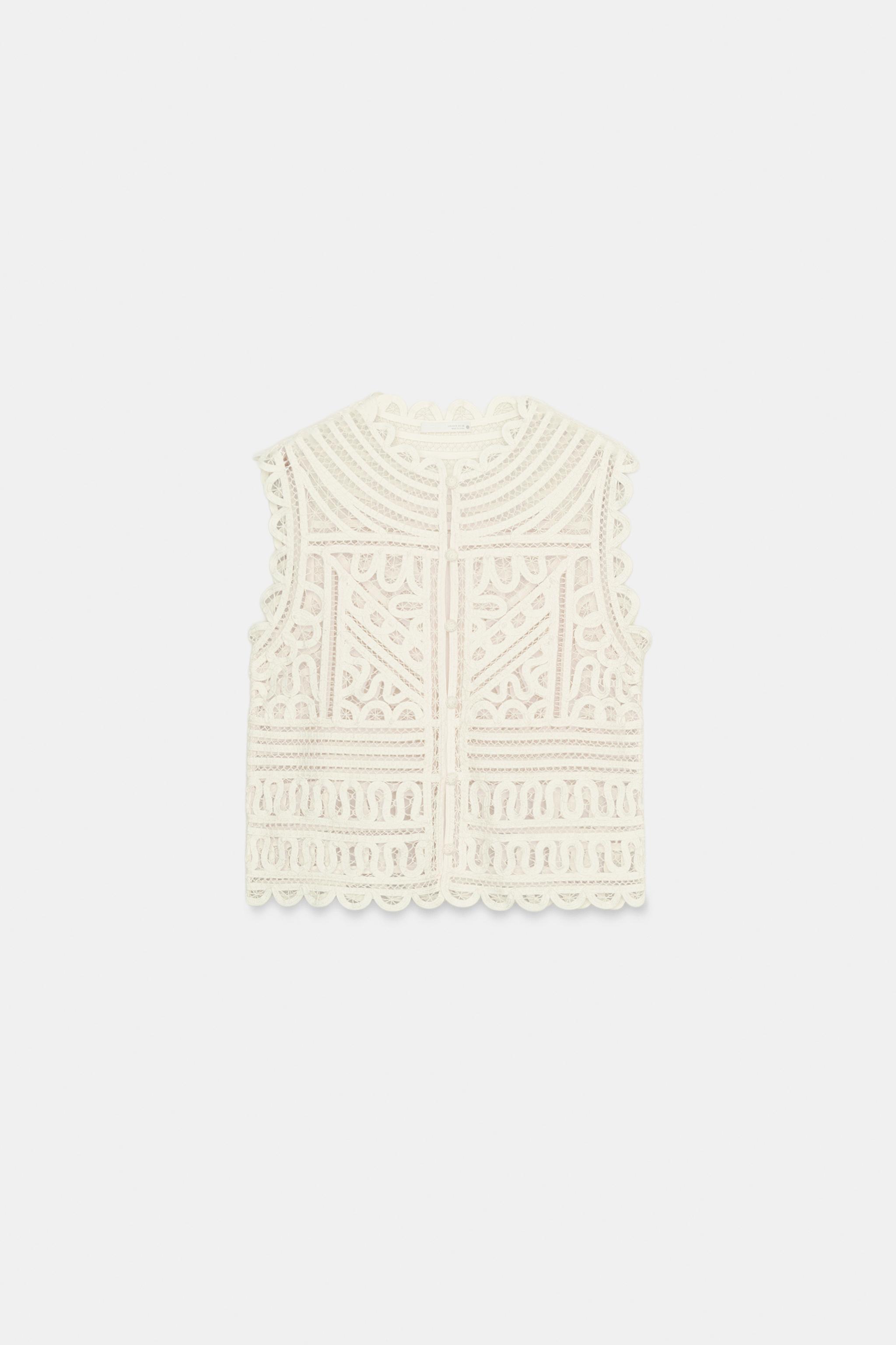 ZW COLLECTION CROCHET BLOUSE